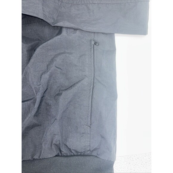 Vintage NIKE Jacket Black 1/4zip Green Spell out And Swoosh Men’s Size XL - Picture 7 of 14